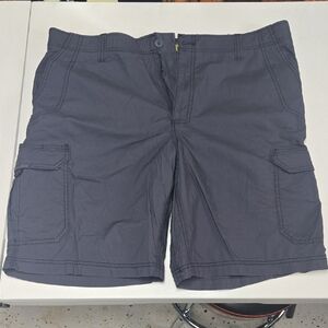Lee Men's Charcoal Cargo Shorts